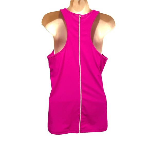 Lorna Jane Tank Top Running Yoga  built in padded sports bra Size Large Pink - Picture 7 of 8